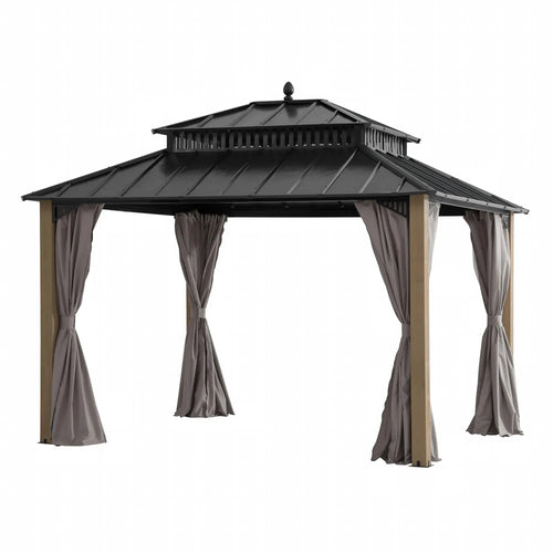 Sunjoy Kingston Elite Cedar Gazebo, 12x10