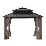 Sunjoy Kingston Elite Cedar Gazebo, 12x10, view 4