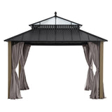 Sunjoy Kingston Horizon PC-Vent Cedar Gazebo, 12x12, view 4
