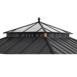 Sunjoy Kingston Horizon PC-Vent Gazebo - Natural Woodgrain, 12x12, view 5