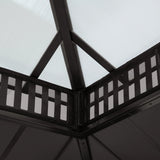 Sunjoy Kingston Horizon PC-Vent Gazebo - Brown, 12x14, view 6