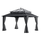 Sunjoy Kingston Horizon PC-Vent Gazebo - Slate Gray, 12x14, view 4
