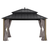 Sunjoy Kingston Elite Cedar Gazebo, 12x14, view 4