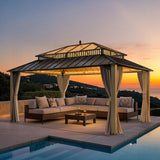 Sunjoy Kingston Horizon PC-Vent Cedar Gazebo, 12x16, view 2