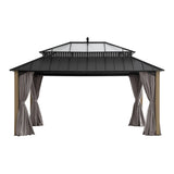 Sunjoy Kingston Horizon PC-Vent Cedar Gazebo, 12x16, view 4