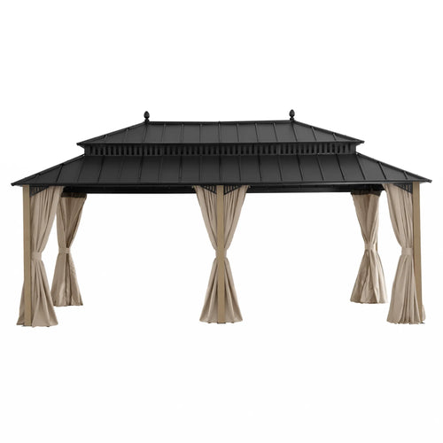 Sunjoy Kingston Elite Cedar Gazebo, 12x20