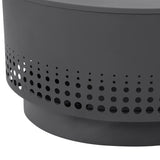 Sunjoy Vulcan Oval Smokeless Fire Pit 38", Dot Grid - Gray, view 5