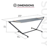 Sunjoy Tool-Free Setup Hammock - Made in Italy, view 3