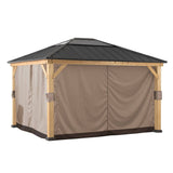 Sunjoy Replacement Curtains and Mosquito Netting for 11 ft. ×13 ft. Wood-Framed Gazebos, view 2