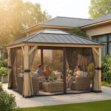 Sunjoy Replacement Curtains and Mosquito Netting for 11 ft. ×13 ft. Wood-Framed Gazebos, view 4