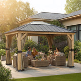 Sunjoy Replacement Curtains and Mosquito Netting for 11 ft. ×13 ft. Wood-Framed Gazebos, view 5