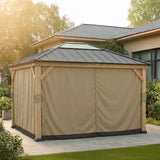 Sunjoy Replacement Curtains and Mosquito Netting for 11 ft. ×13 ft. Wood-Framed Gazebos, view 6