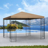 Sunjoy Beige Replacement Canopy For Tivoli Gazebo (10X10 Ft) L-GZ105PST-4 Sold At Target, view 2