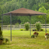 Sunjoy Khaki Replacement Canopy For Gazebo (10X10 Ft) L-GZ136PST-8F Sold At ACE, view 2