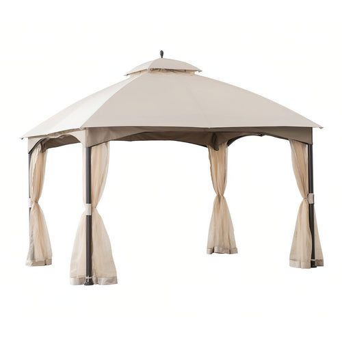 Sunjoy Beige Replacement Canopy For Tuscany II Gazebo (10X12 Ft) A101004604 Sold At Wal-Mart CA
