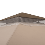 Sunjoy Beige+Light Brown Replacement Canopy For Column Gazebo (9X9 Ft) A101011100, view 2
