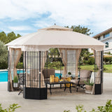 Sunjoy Beige Replacement Canopy For Bethany Gazebo (11X13 Ft) A101012500 Sold At SunNest, view 2