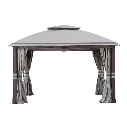 Sunjoy Gray Replacement Canopy For Fiona 2-tier Gazebo (11x13 Ft) A101013005