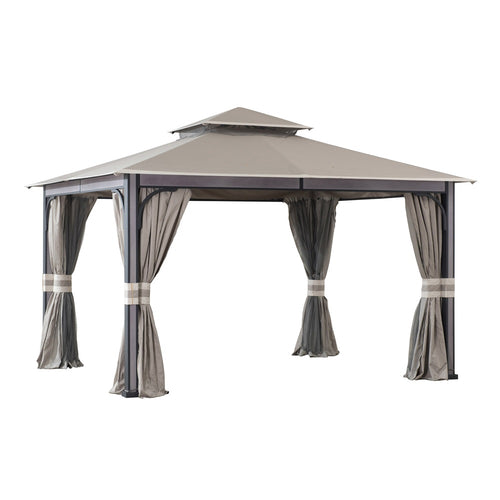 Sunjoy Khaki Replacement Canopy For Roberts Soft Top Gazebo (11x13 Ft) A101015300
