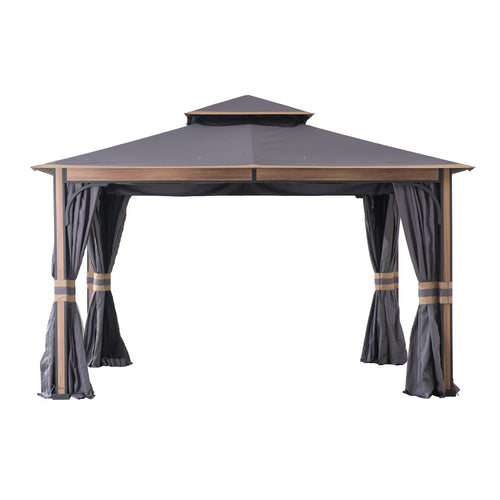 Sunjoy Gray Replacement Canopy For Howards Soft Top Gazebo (11x13 Ft) A101015301