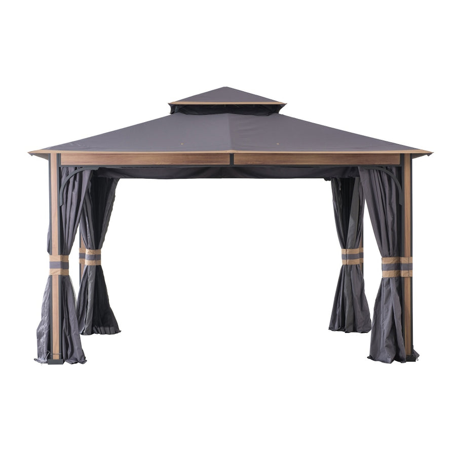 Sunjoy Gray Replacement Canopy For Howards Soft Top Gazebo (11x13 Ft) A101015301