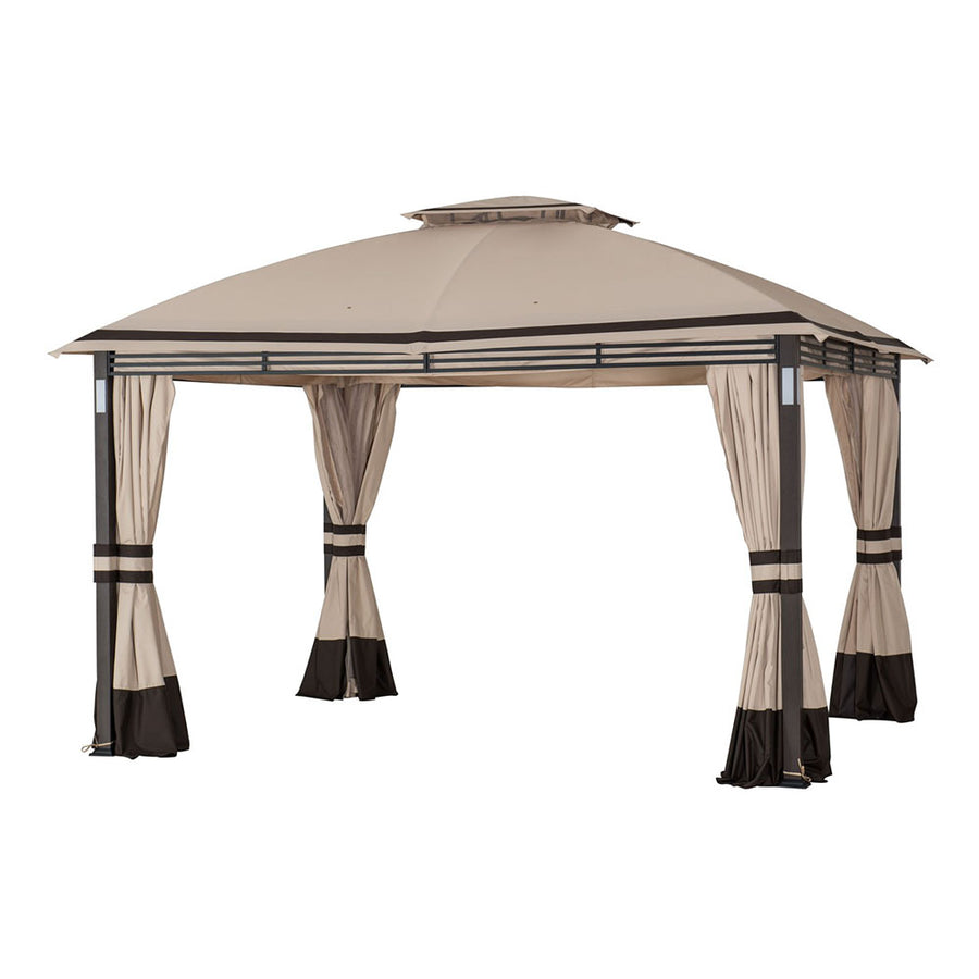 Sunjoy Beige Replacement Canopy For Crestfield Soft Top Gazebo (11X13 Ft) A101017511 Sold At Big Lots US