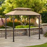 Sunjoy Sesame+Dark Brown Replacement Canopy For Greenvail Domed Top Grill Gazebo (8X5 Ft) A103001900 Sold At BJ‘S, view 2
