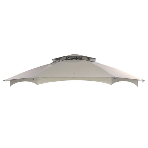 Sunjoy Beige Replacement Canopy For Vineyard Gazebo (11X15 Ft) L-GZ076PST-1A-4 Sold At Walmart US