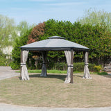 Sunjoy Light Gray Replacement Canopy For Shadow Creek Gazebo (10 ft. x 12 ft. ) L-GZ1140PST-C1 Sold At Big Lots, view 2