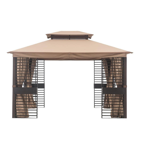 Sunjoy Sesame Replacement Canopy For Gt Soft Top W/ Flwr Boxes Gazebo (11x13 FT) A101004400 Sold At Lowe's