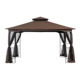 Sunjoy Black Replacement Mosquito Netting For Regency Gazebo (11X13 Ft) A101004104 Sold At OSJ/OSJ.COM, view 2