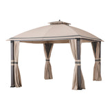 Sunjoy Light Grey Replacement Mosquito Netting For Asheville Soft Top Gazebo (10x12 FT) A101007604 Sold At Big Lots, view 2