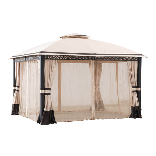 Sunjoy Light tan Replacement Mosquito Netting For Clarkson V2 Gazebo (10x12 FT) A101014701 Sold At BJ