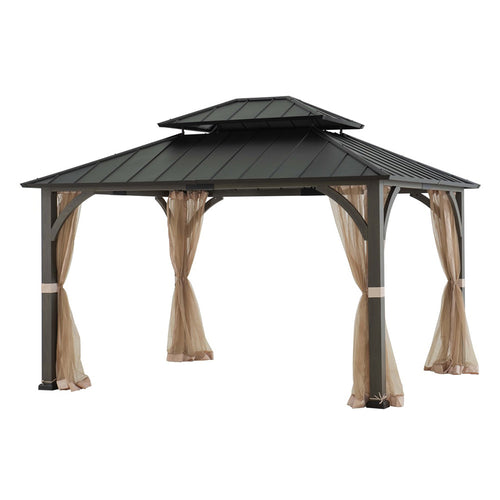 Sunjoy Light Tan  Replacement Mosquito Netting For Churchill Hard Top Gazebo (11X13 Ft) A102011930 Sold At BJ's