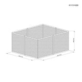 Sunjoy Brown Replacement Mosquito Netting For Yorktown HD Wood Gazebo (11X13 Ft) A102013120 Sold At Big Lots US, view 2