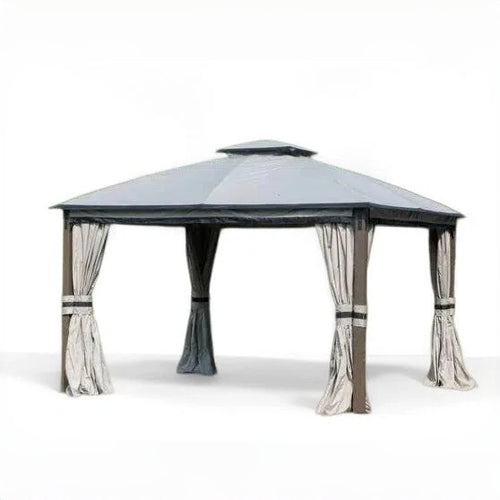 Sunjoy Light Gray Replacement Mosquito Netting For Shadow Creek gazebo (10X12 Ft) L-GZ1140PST-C1 Sold At BigLots