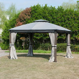 Sunjoy Light Gray Replacement Mosquito Netting For Shadow Creek gazebo (10X12 Ft) L-GZ1140PST-C1 Sold At BigLots, view 2