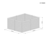 Sunjoy Brown+Khaki Replacement Mosquito Netting For Windsor Gazebo (10X12 Ft) L-GZ717PST-C Sold At Big Lots, view 2