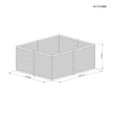 Sunjoy Black+Khaki Replacement Mosquito Netting For Regency II Gazebo (10x12 FT) L-GZ798PST Sold At OSJ, view 3