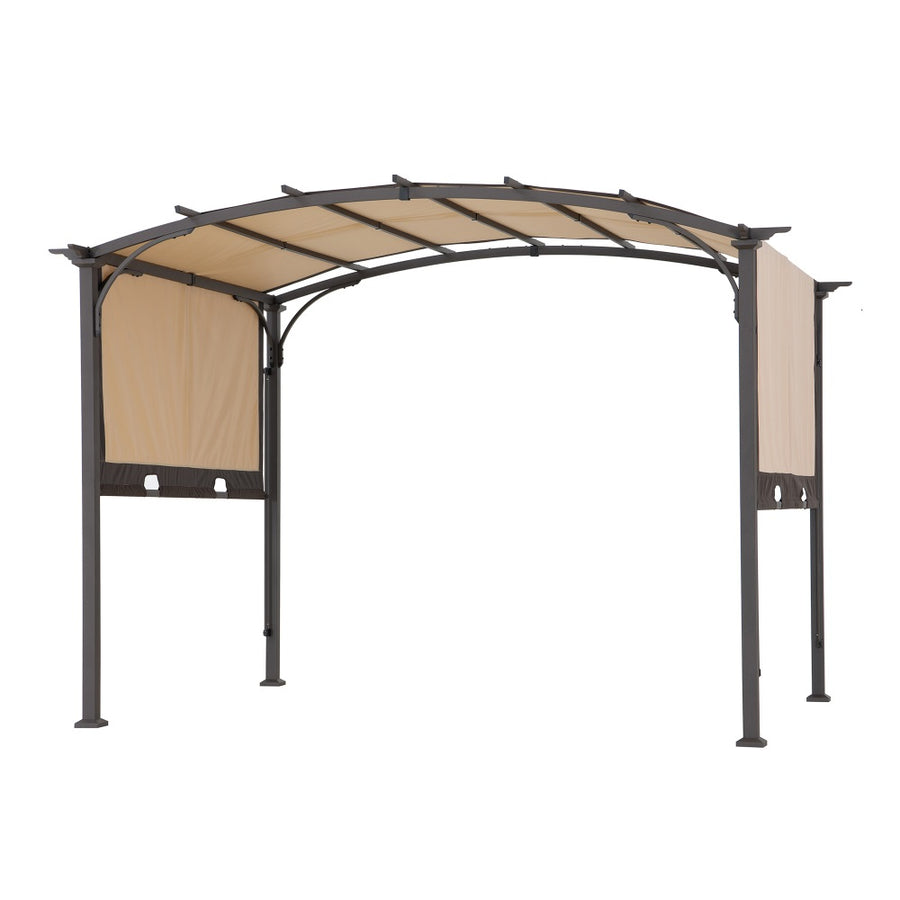 Sunjoy Beige Replacement Canopy For Outdoor Patio Modern Tan Metal Arched Pergola (9x11 Ft) A106005460