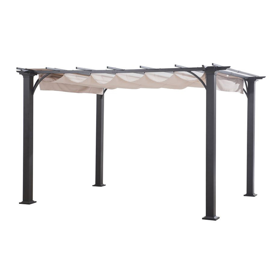 Sunjoy Beige Replacement Canopy For Retractable Shade Pergola (10X8Ft) A106001000/L-PG155PST Sold At Wal-Mart CA