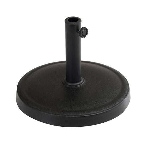 Sunjoy Heavy-Duty Cement-Filled Umbrella Base 30 lbs - Matte Black