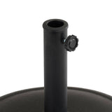 Sunjoy Heavy-Duty Cement-Filled Umbrella Base 30 lbs - Matte Black, view 3