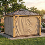 Sunjoy Replacement Curtains for 11 ft. ×11 ft. Wood-Framed Gazebos, view 4