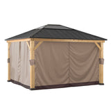 Sunjoy Replacement Curtains for 13 ft. × 15 ft. Wood-Framed Gazebos, view 2