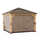 Sunjoy Replacement Curtains for 9 ft. × 9 ft. Wood-Framed Gazebos, view 2