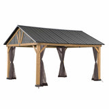 Sunjoy Replacement Mosquito Netting for 11 ft. x 13 ft. Wood-Framed Gable Roof Gazebos (W/Netting Tube), view 2
