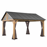 Sunjoy Replacement Mosquito Netting for 13 ft. x 15 ft. Wood-Framed Gable Roof Gazebos (W/Netting Tube), view 2