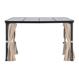 Sunjoy Vista PC-Roof Wall-Mounted Gazebo, 10x12, view 3