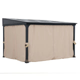 Sunjoy Vista PC-Roof Wall-Mounted Gazebo, 10x12, view 5